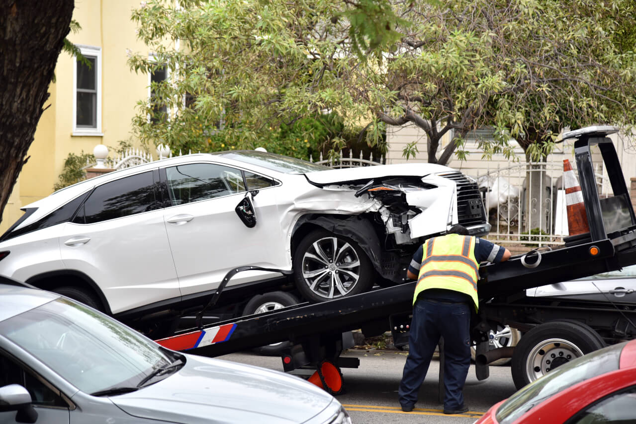 Orlando scrapping car